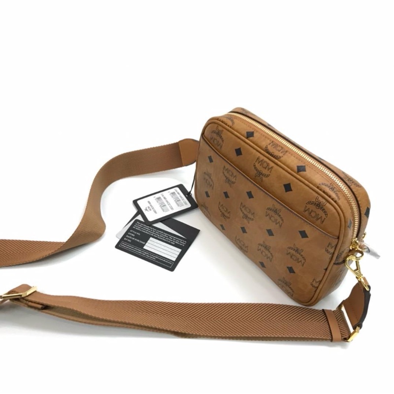 MCM aren brown cognac-2
