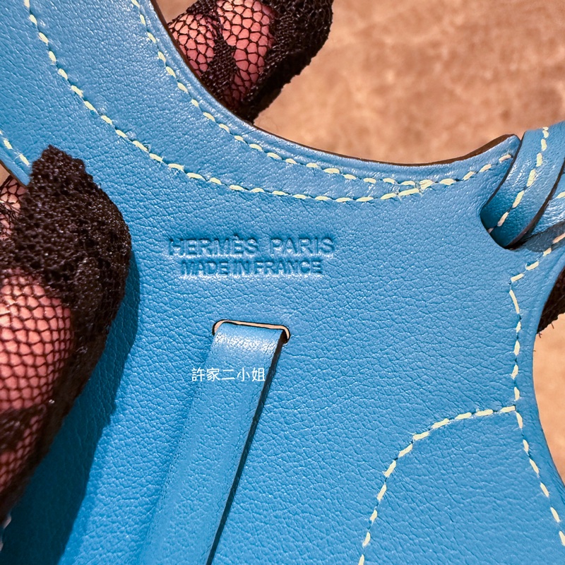 Hermes 馬鞍掛飾 藍色-2