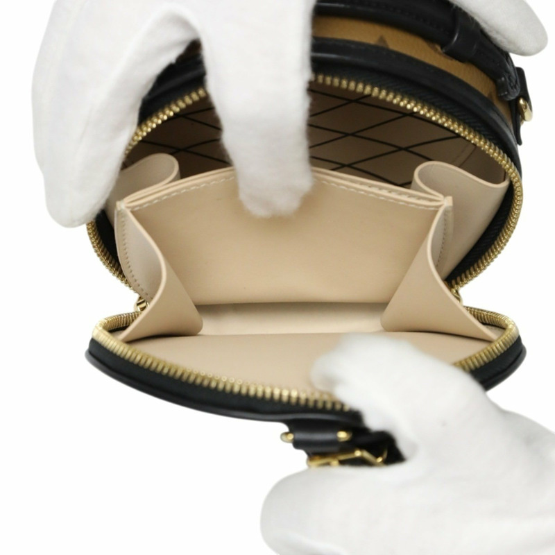 Louis Vuitton Monogram Reverse 迷你 Boite Chapeau 單肩包 M68276 棕色-10