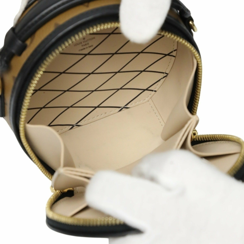 Louis Vuitton Monogram Reverse 迷你 Boite Chapeau 單肩包 M68276 棕色-12