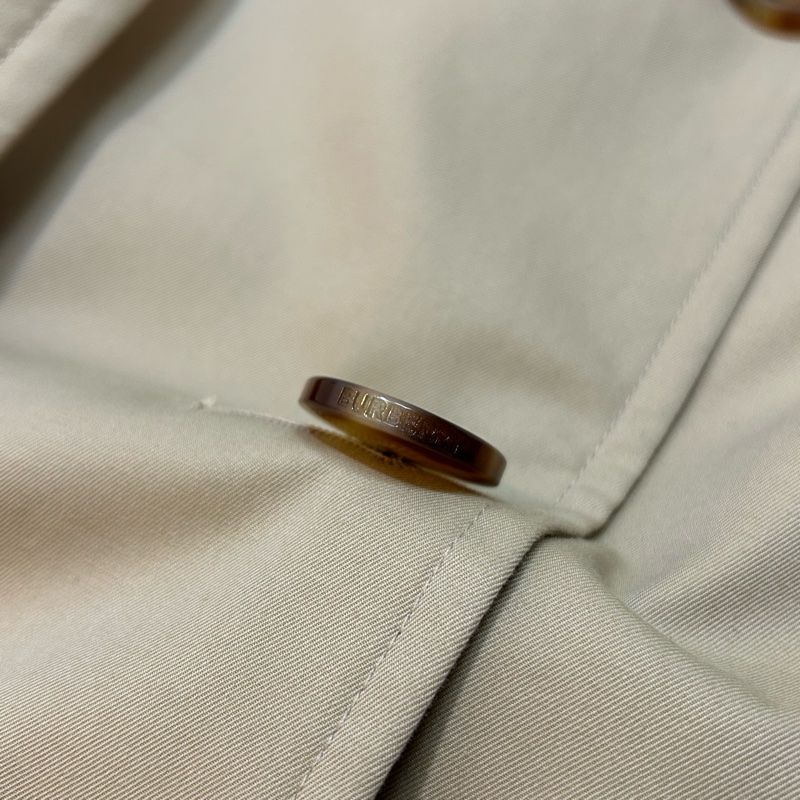 BURBERRY英國蜜色伊斯靈頓風衣UK8-6
