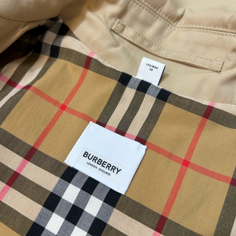 BURBERRY英國蜜色伊斯靈頓風衣UK8-12