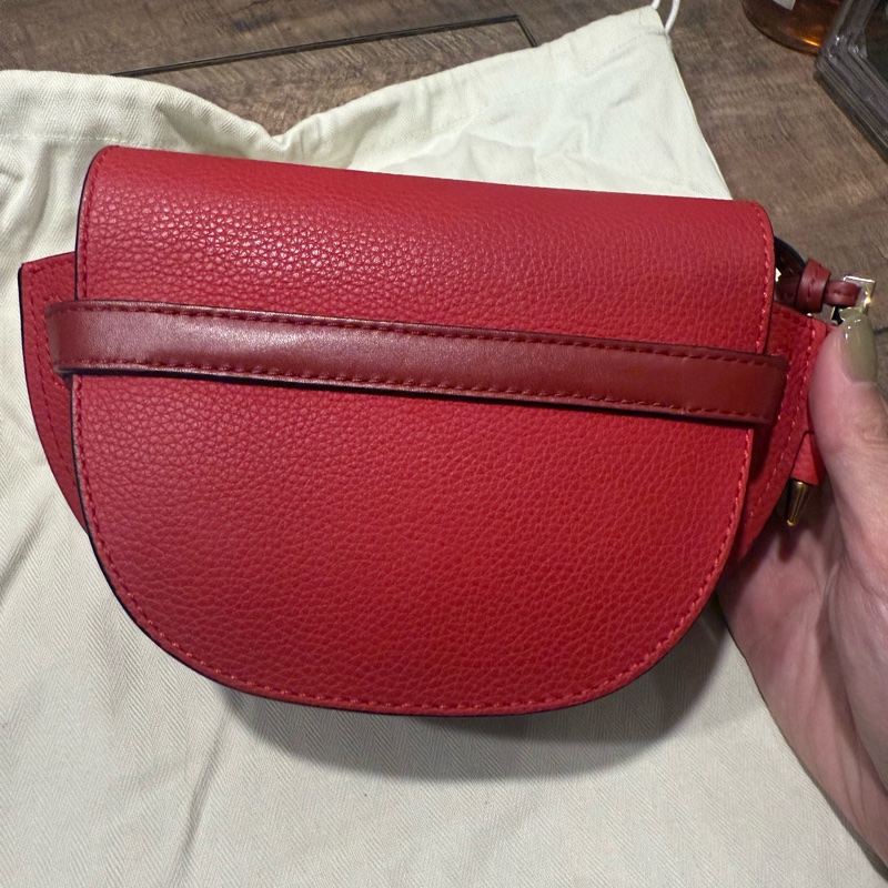 loewe mini gate 斜背包 紅色-3