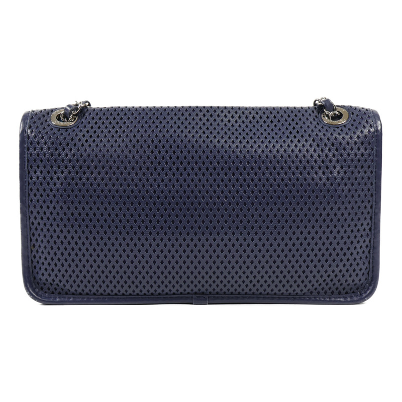 CHANEL 羊皮皮革Shoulder Bag銀扣肩背袋-1