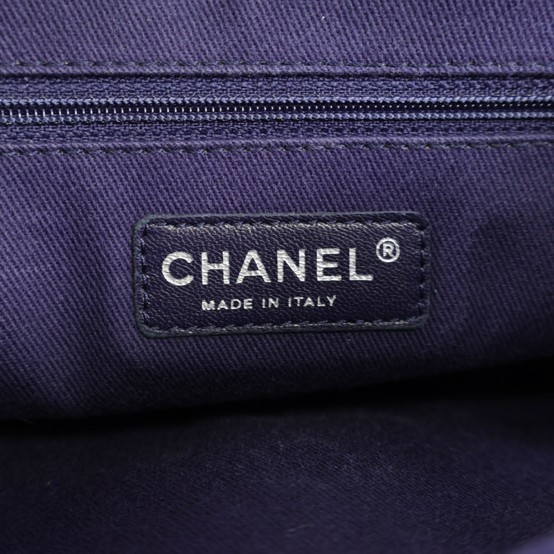 CHANEL 羊皮皮革Shoulder Bag銀扣肩背袋-8