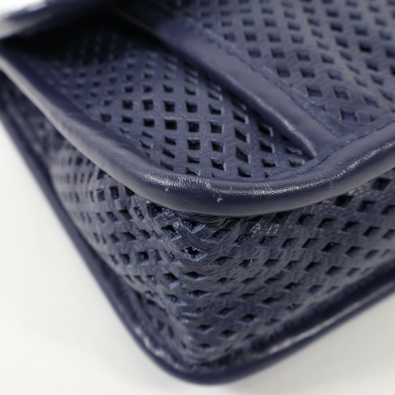 CHANEL 羊皮皮革Shoulder Bag銀扣肩背袋-10