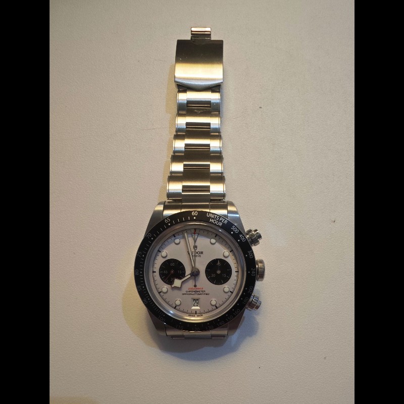 Tudor Black Bay Chrono 41mm 帝舵黑灣白面腕錶，附有購買單據，說明書，證書，原裝錶盒-2