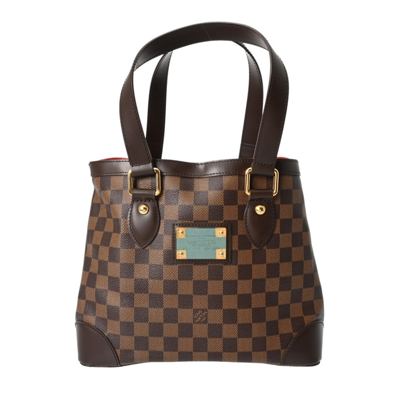 路易威登 Damier Hampstead PM 棕色 N51205 女士帆布手提包-1