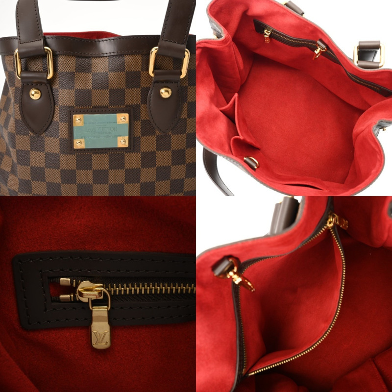 路易威登 Damier Hampstead PM 棕色 N51205 女士帆布手提包-9