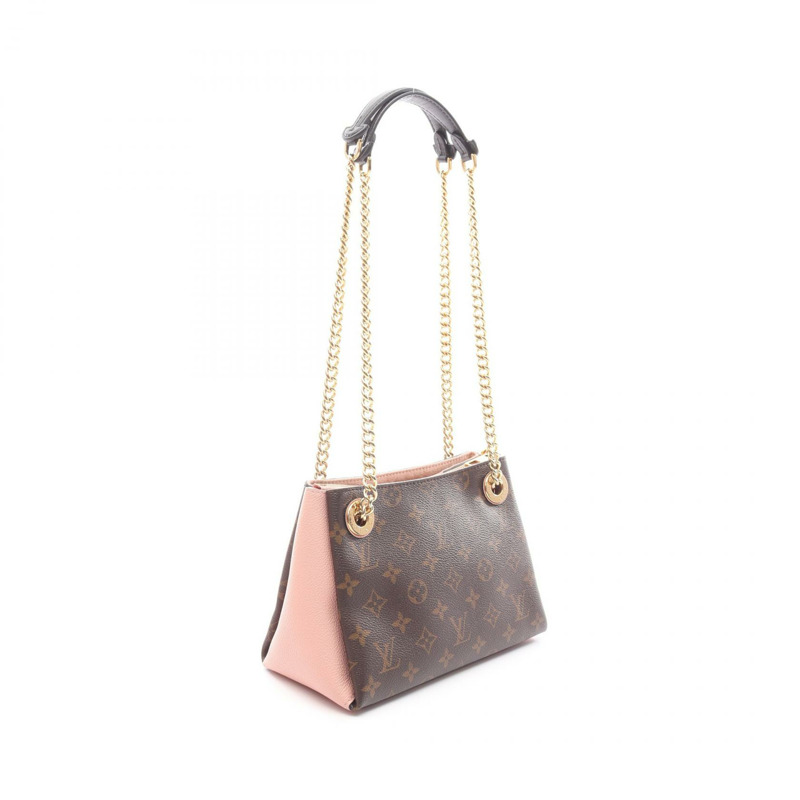 路易威登 Surene BB 鏈條肩背包 M43777 Monogram 帆布 粉紅色 二手 LV-1