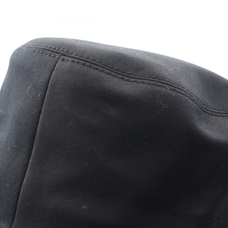 愛馬仕 Harper Emile 男士帆布帽,57cm,黑色,二手。-6