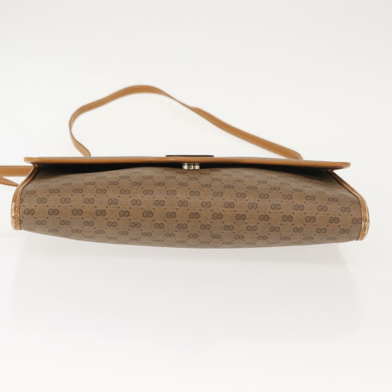 【日本直送】GUCCI Micro GG Supreme 單肩包 PVC 米色 金色 004 106 0146 正品 149323-4