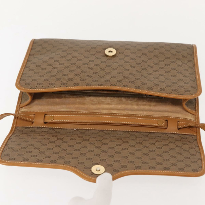 【日本直送】GUCCI Micro GG Supreme 單肩包 PVC 米色 金色 004 106 0146 正品 149323-9