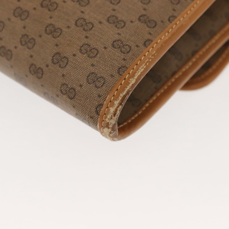 【日本直送】GUCCI Micro GG Supreme 單肩包 PVC 米色 金色 004 106 0146 正品 149323-15