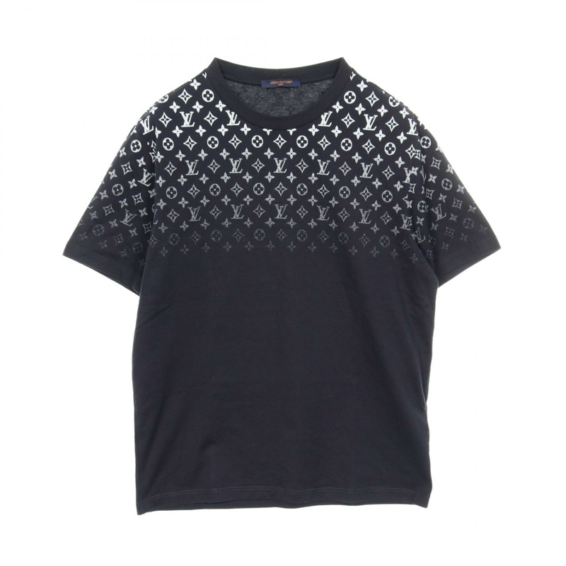 路易威登 Monogram 漸變色 T 卹,XXL 碼,純棉,海軍藍,二手男款-0
