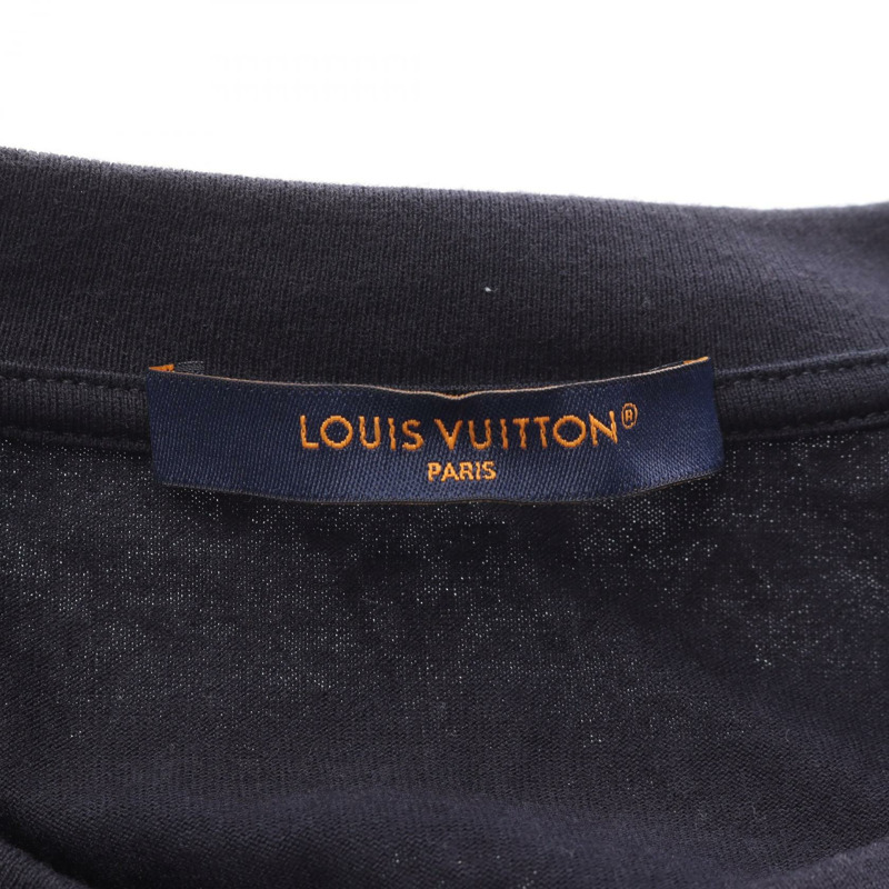 路易威登 Monogram 漸變色 T 卹,XXL 碼,純棉,海軍藍,二手男款-2