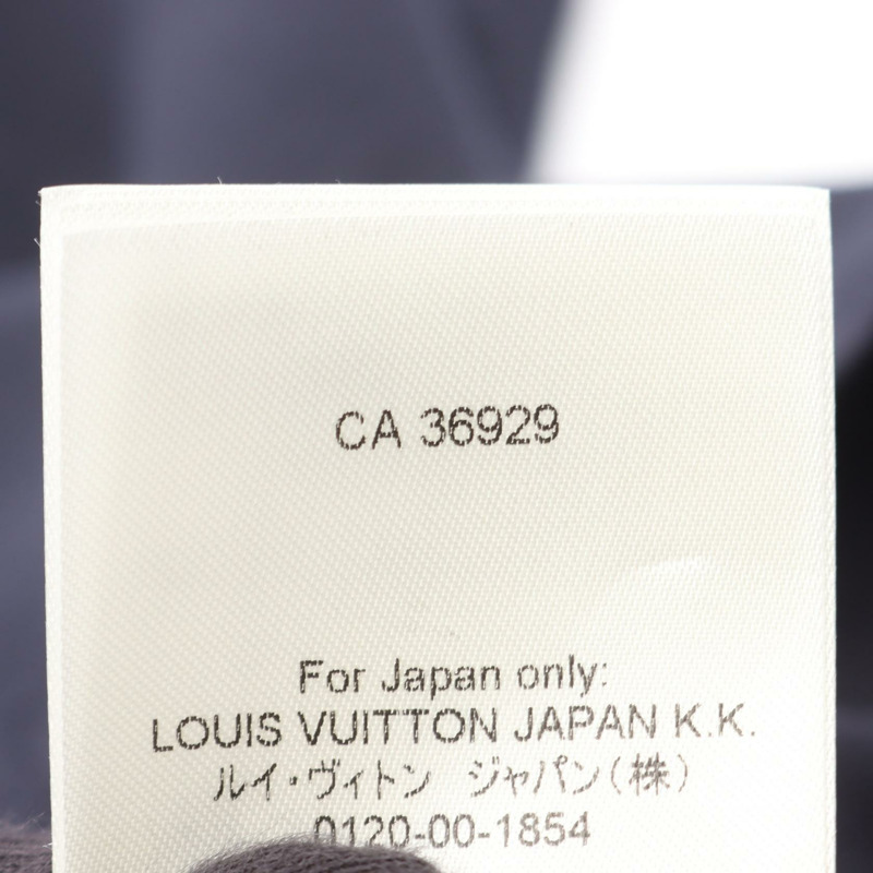 路易威登 Monogram 漸變色 T 卹,XXL 碼,純棉,海軍藍,二手男款-5