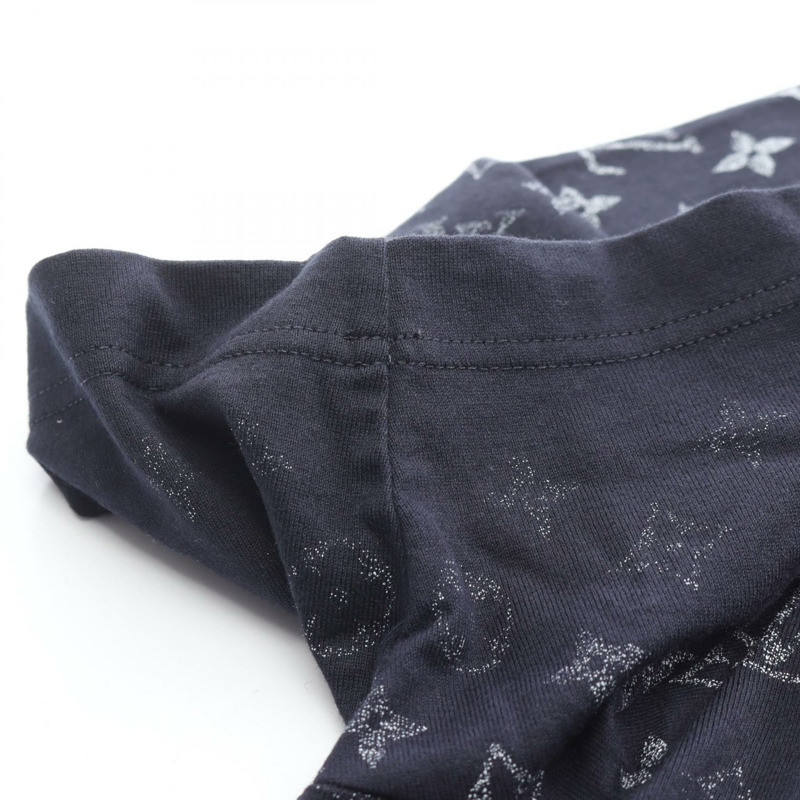 路易威登 Monogram 漸變色 T 卹,XXL 碼,純棉,海軍藍,二手男款-6