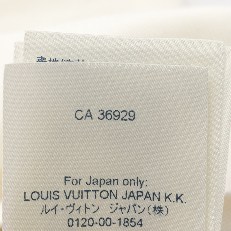 路易威登 (LOUIS VUITTON) END GOAL LV 針織衫 T 卹 #M 純棉 白色 黑色 二手-4