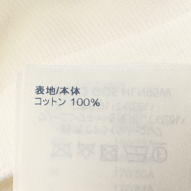 路易威登 (LOUIS VUITTON) END GOAL LV 針織衫 T 卹 #M 純棉 白色 黑色 二手-5