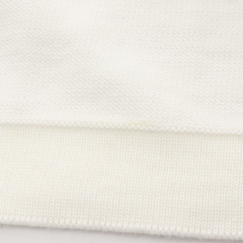 路易威登 (LOUIS VUITTON) END GOAL LV 針織衫 T 卹 #M 純棉 白色 黑色 二手-6