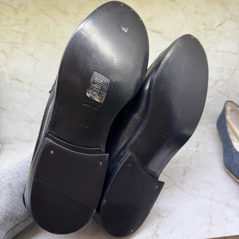 Gucci 金字L0G0福樂鞋-36.5-4