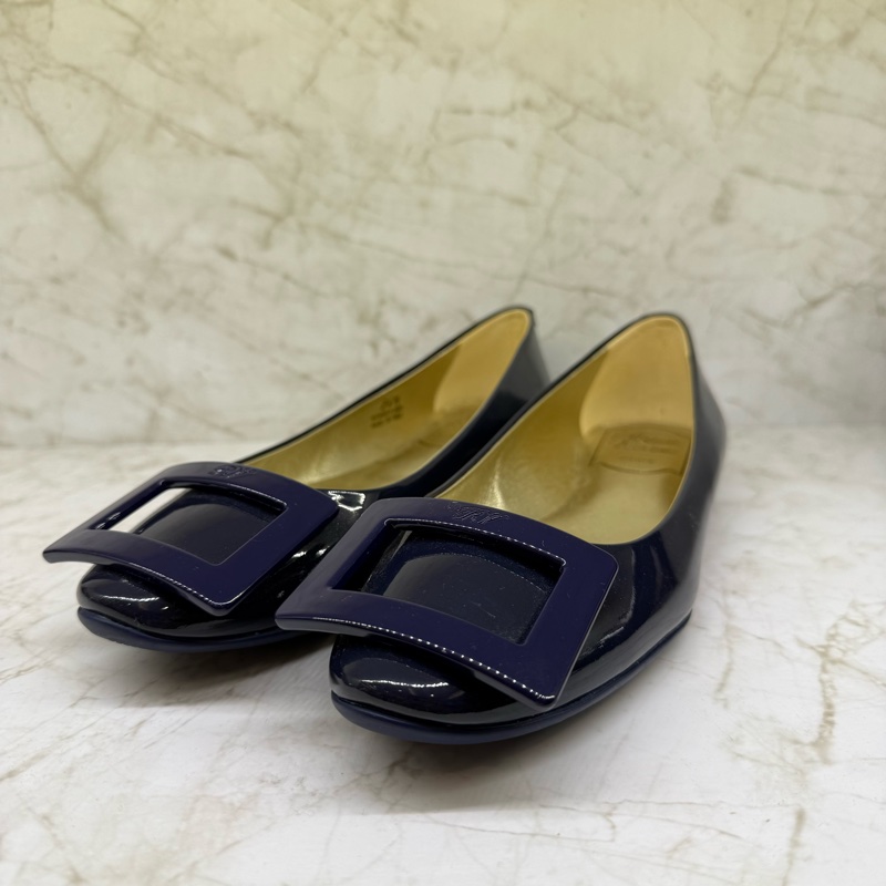 RV漆皮芭蕾舞鞋 34.5-0