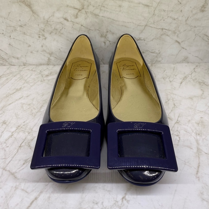 RV漆皮芭蕾舞鞋 34.5-4