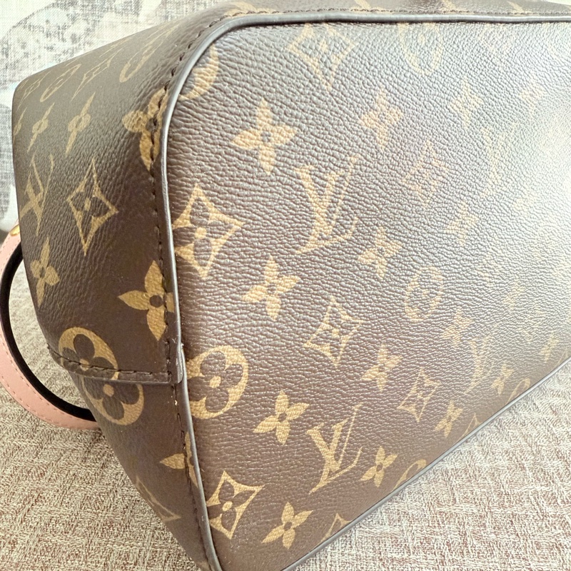 (包況極好）LV老花玫瑰粉色水桶包neonoe-1