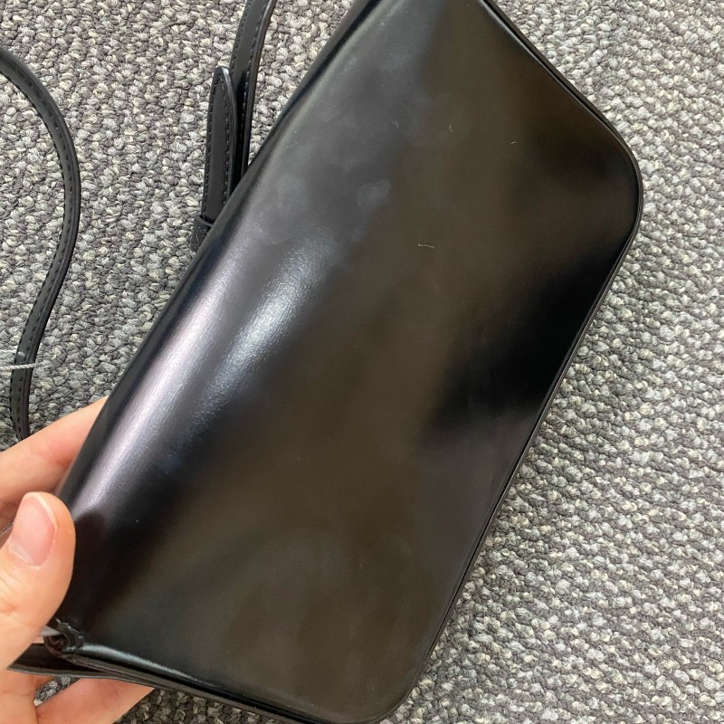 Celine 黑色凱旋門box 肩背包-15