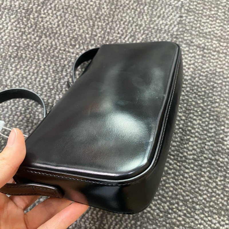 Celine 黑色凱旋門box 肩背包-17