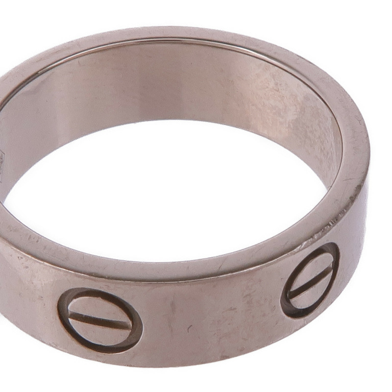 CARTIER 18K白金Love Ring戒指Cartier#53/US#6.25-5