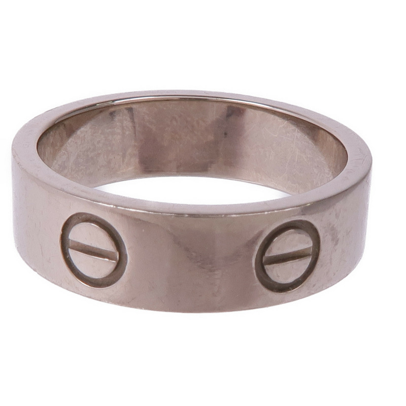 CARTIER 18K白金Love Ring戒指Cartier#53/US#6.25-6