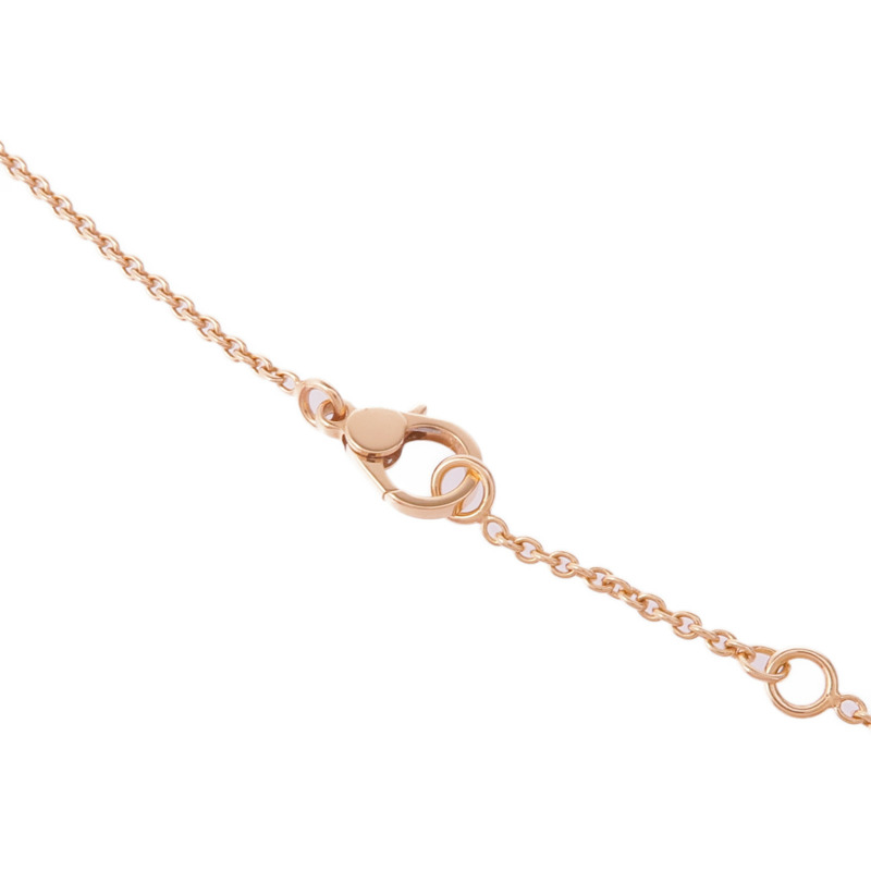 HERMES 18K玫瑰金Finesse Pendant鑽石項鍊-3