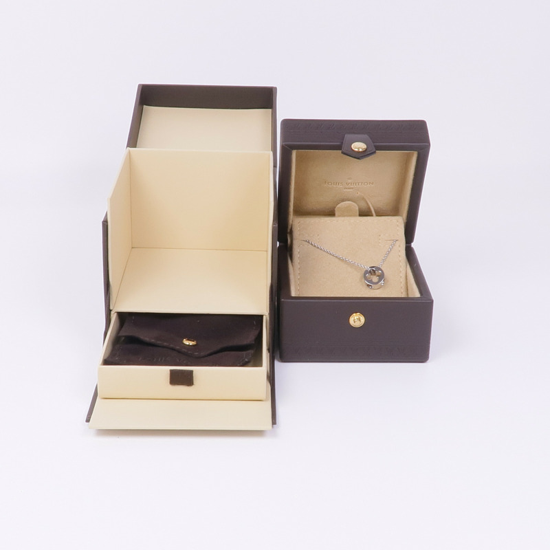 LOUIS VUITTON 18K白金Empreinte Pendant項鍊-7