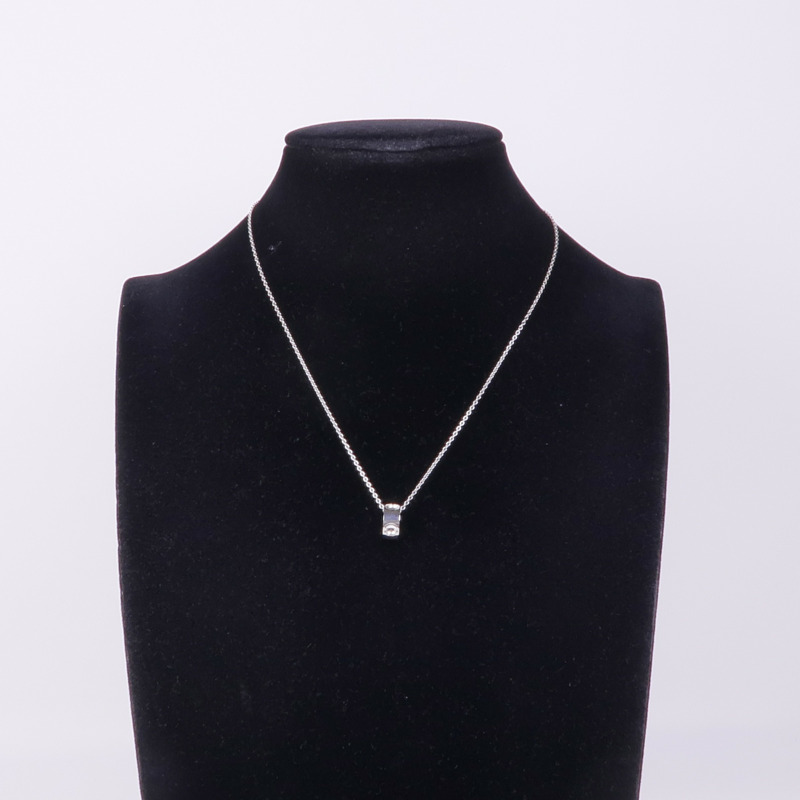 LOUIS VUITTON 18K白金Empreinte Pendant項鍊-8