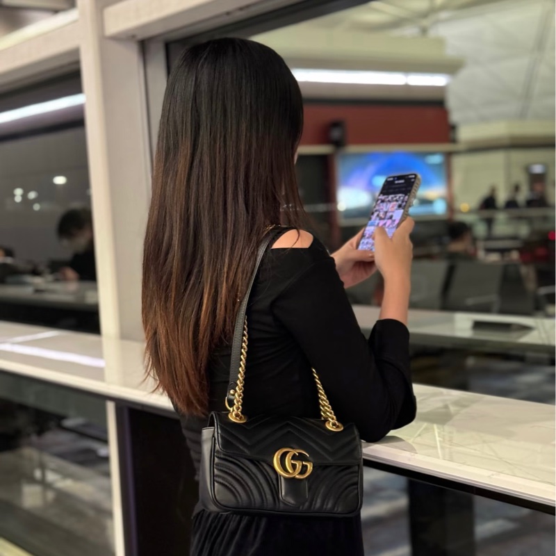 Gucci馬蒙黑金22-7