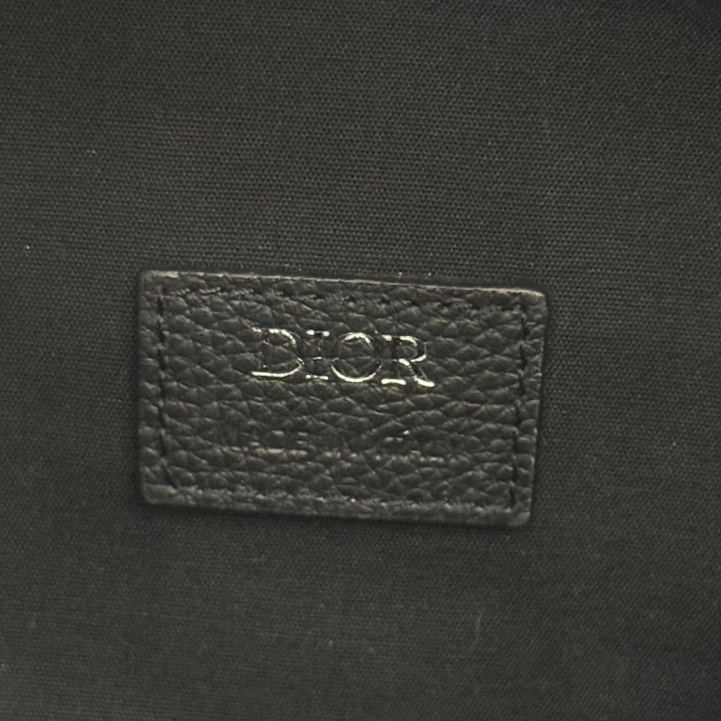 Dior Lingot26 馬鞍翻蓋老花滿印小牛皮 旅行包-11