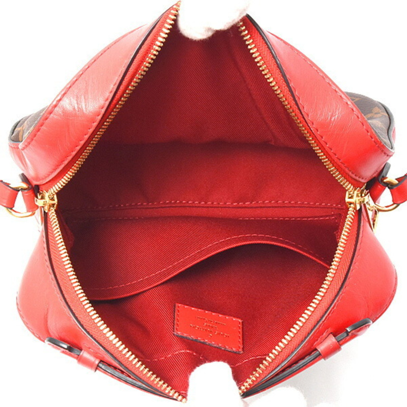 路易威登 女士 Monogram Saintonge 單肩包 Coquelicot M43556-3