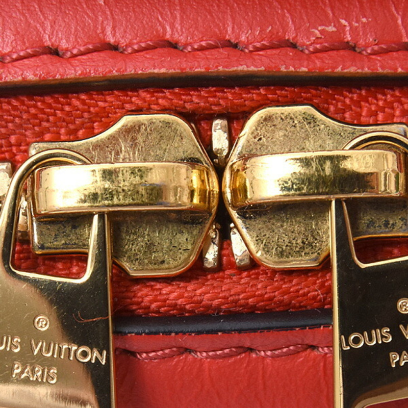 路易威登 女士 Monogram Saintonge 單肩包 Coquelicot M43556-5