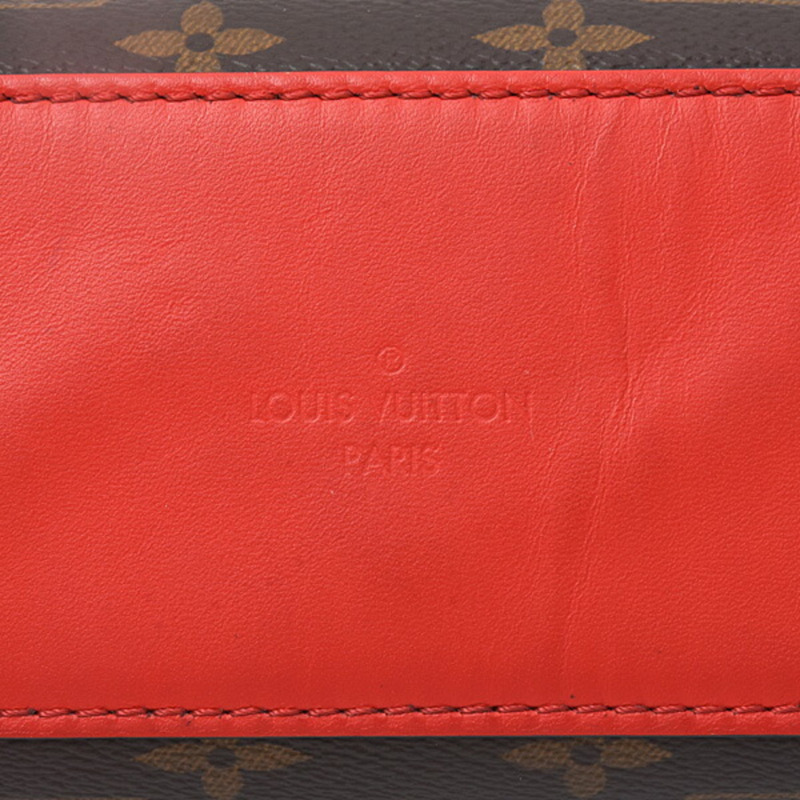 路易威登 女士 Monogram Saintonge 單肩包 Coquelicot M43556-8