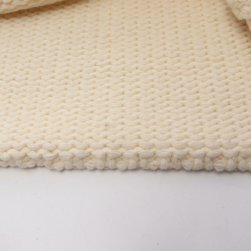 Christian Dior 套頭毛衣 針織羊毛 米色 紅色 #12A 二手女款-4