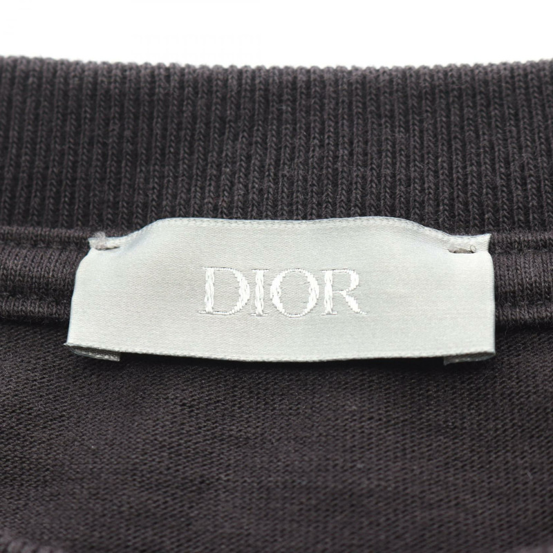 Christian Dior Logo 短袖T卹,純棉材質,黑色,L碼,二手男款-2