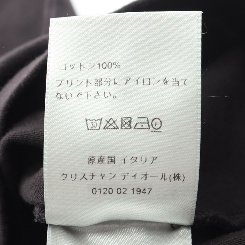 Christian Dior Logo 短袖T卹,純棉材質,黑色,L碼,二手男款-3