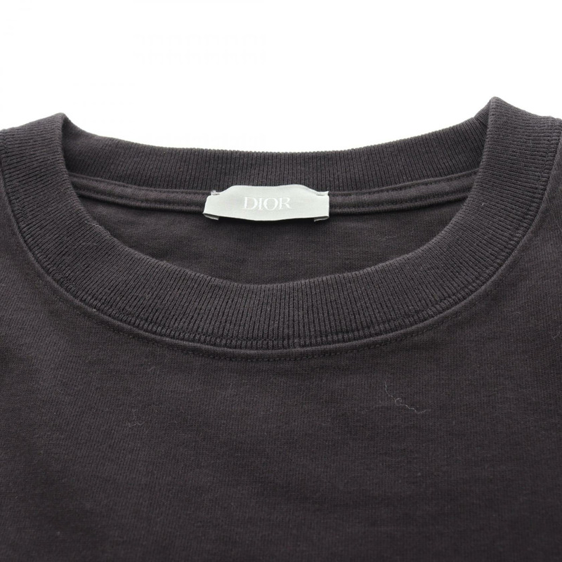 Christian Dior Logo 短袖T卹,純棉材質,黑色,L碼,二手男款-4