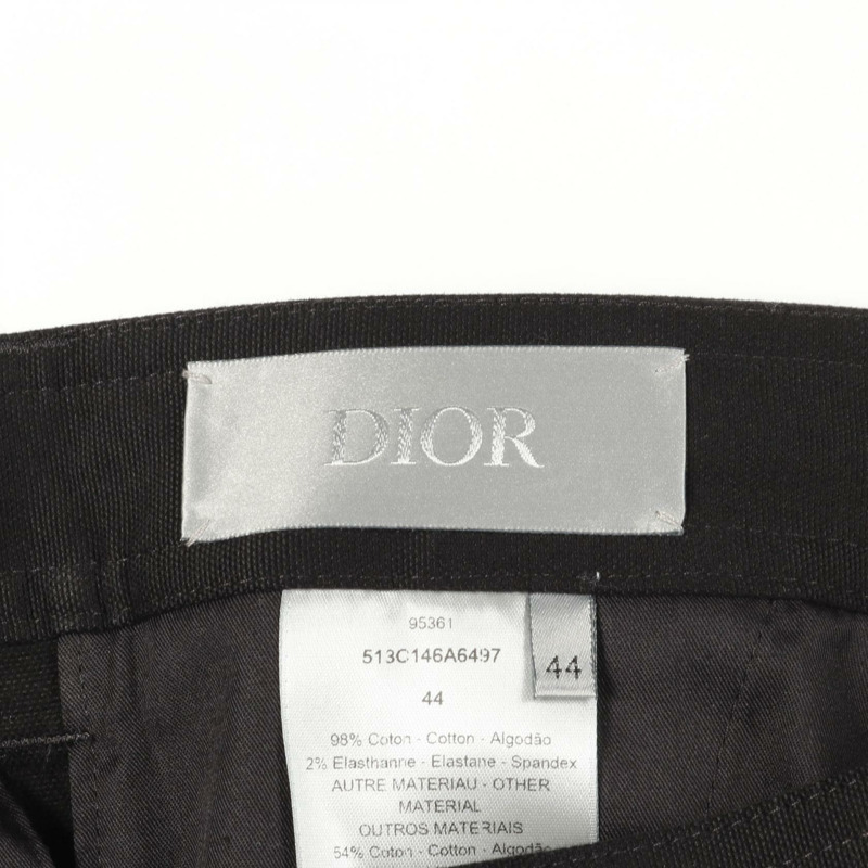 Christian Dior 和 LEWIS HAMILTON 聯名款工裝褲 513C146A6469 純棉 黑色 #44 男款-2