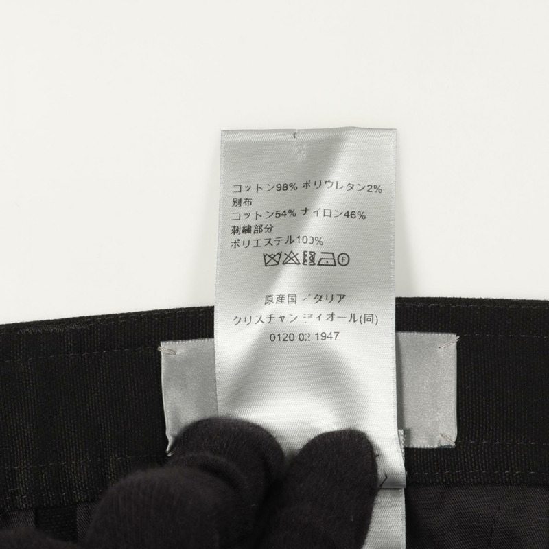 Christian Dior 和 LEWIS HAMILTON 聯名款工裝褲 513C146A6469 純棉 黑色 #44 男款-3