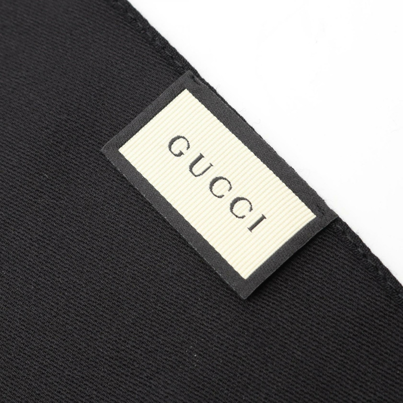 GUCCI GG圖案 Stall 1659043G6461000 羊毛真絲黑色 全新 男女通用-1