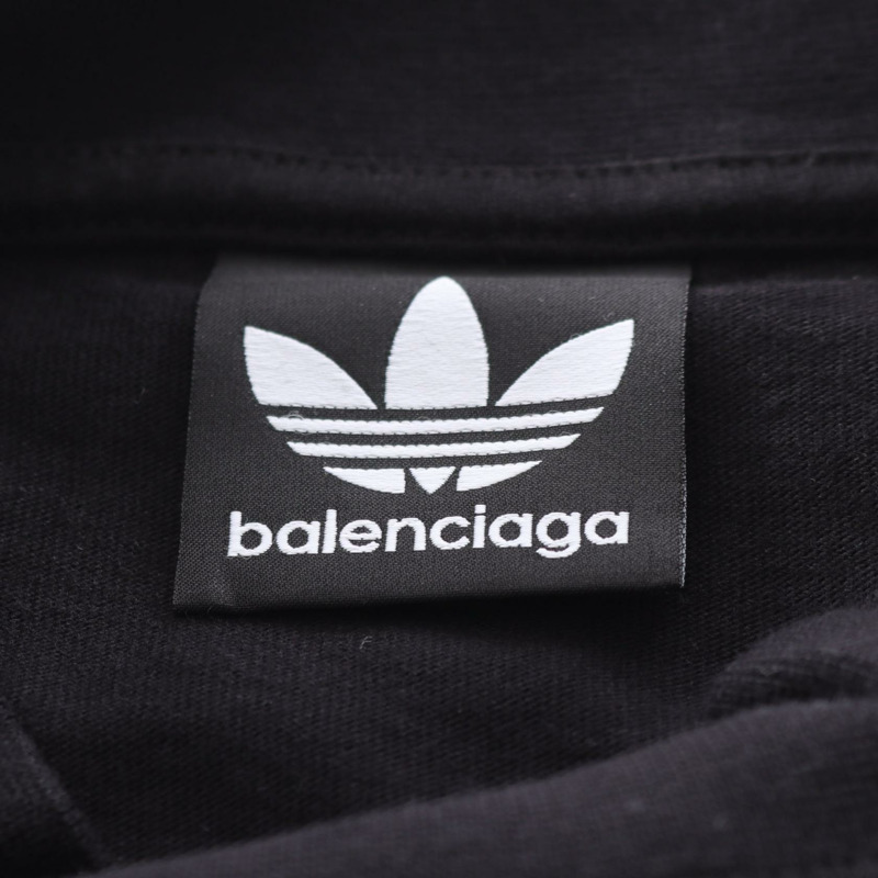 BALENCIAGA × Adidas 男款純棉T卹，黑白配色，1碼，二手。-2