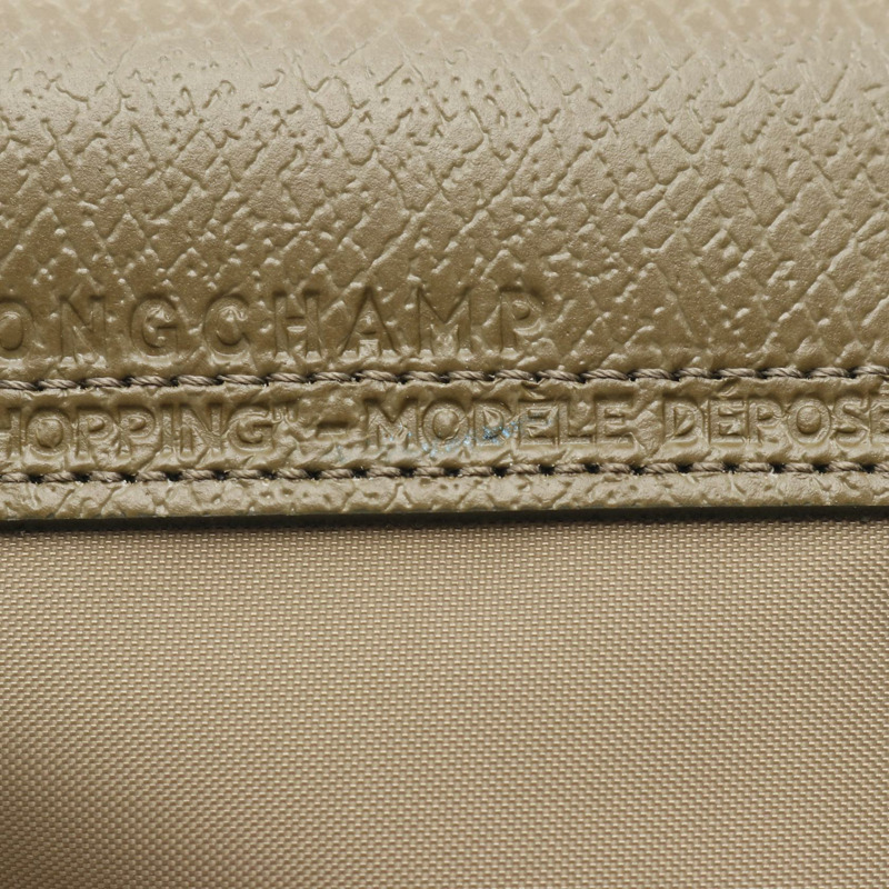Longchamp Le Pliage 綠色 M 托特包 L2605919M04 尼龍皮革 卡其色 新款 女士-4